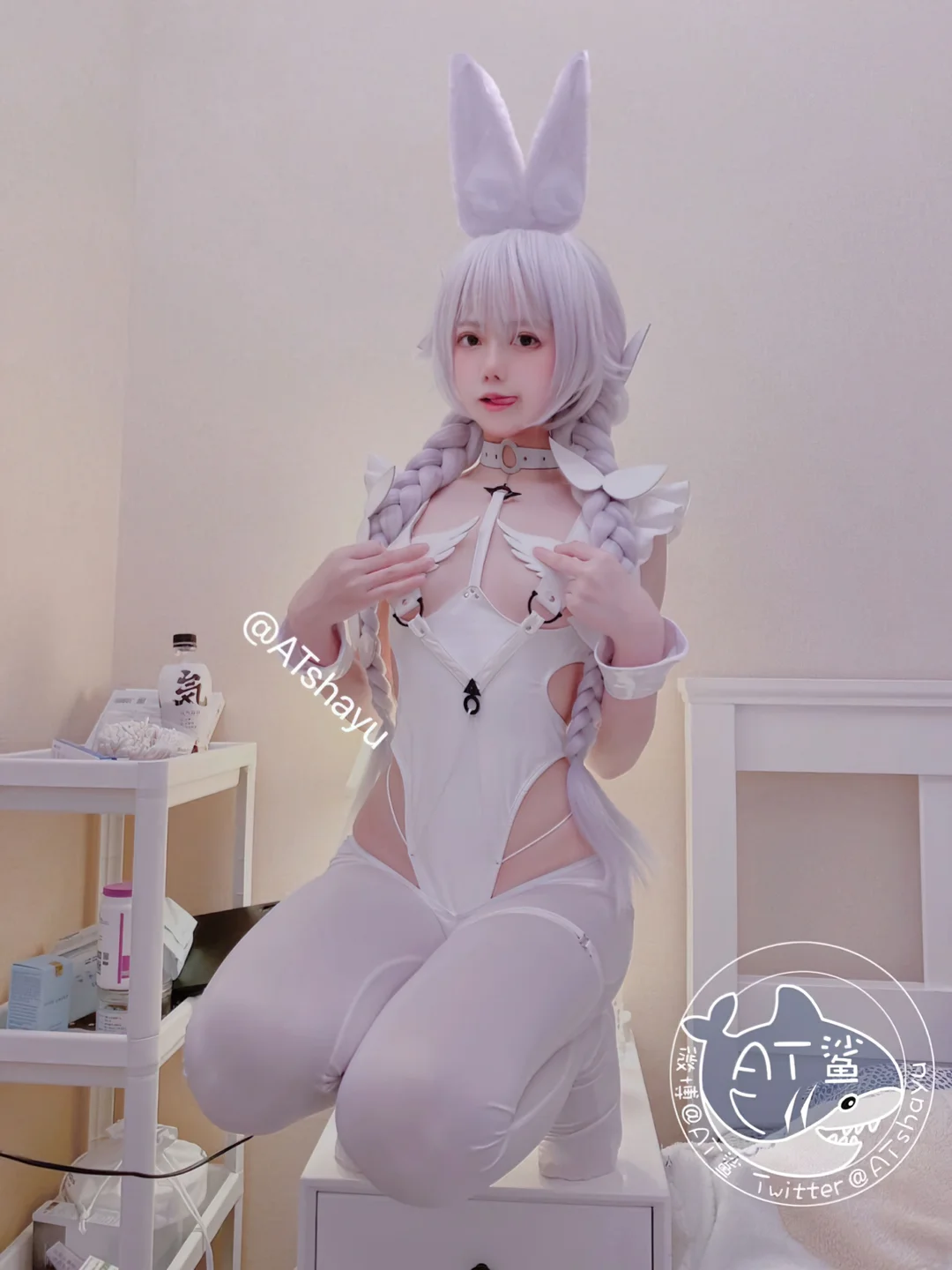 AT鲨 - 恶毒兔兔 [50P,2V-88MB] tg@simisebaisi 【丝足阁】044.webp